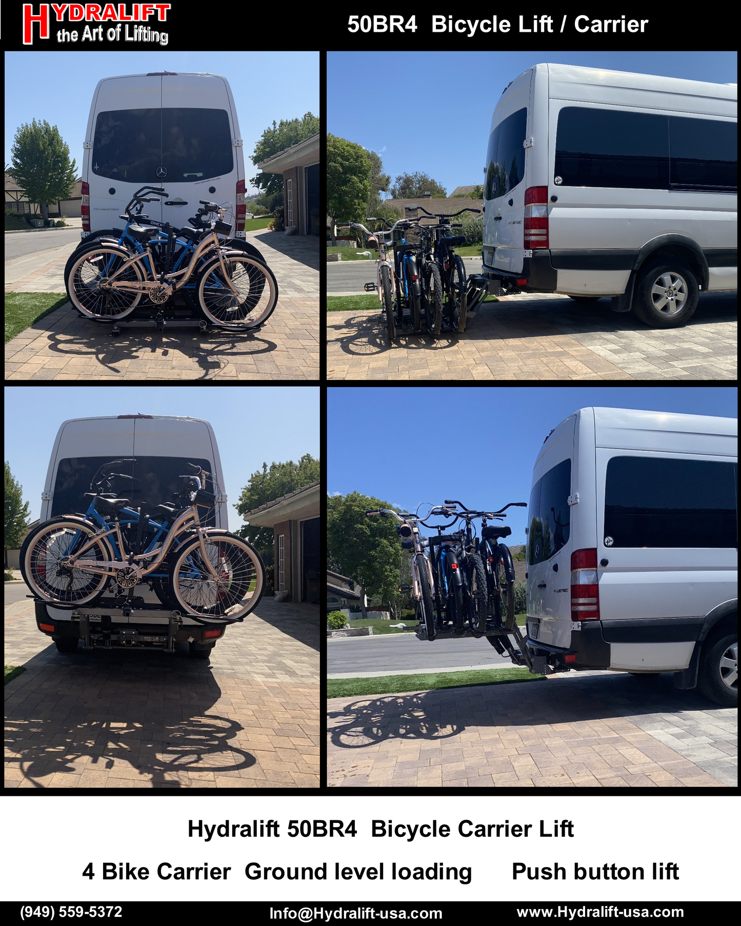 E-Bike / 4 Bike Carrier Lift 50SBR04