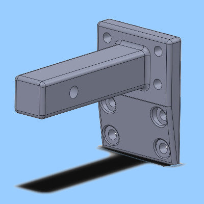 746 - 50 Series Adjustable Receiver Riser/Drop Mount