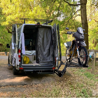 Motorcycle Lift with Swing