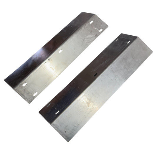 PE24-2  Dovetail / Wheel Stop Aluminum 24"  (Set of 2)